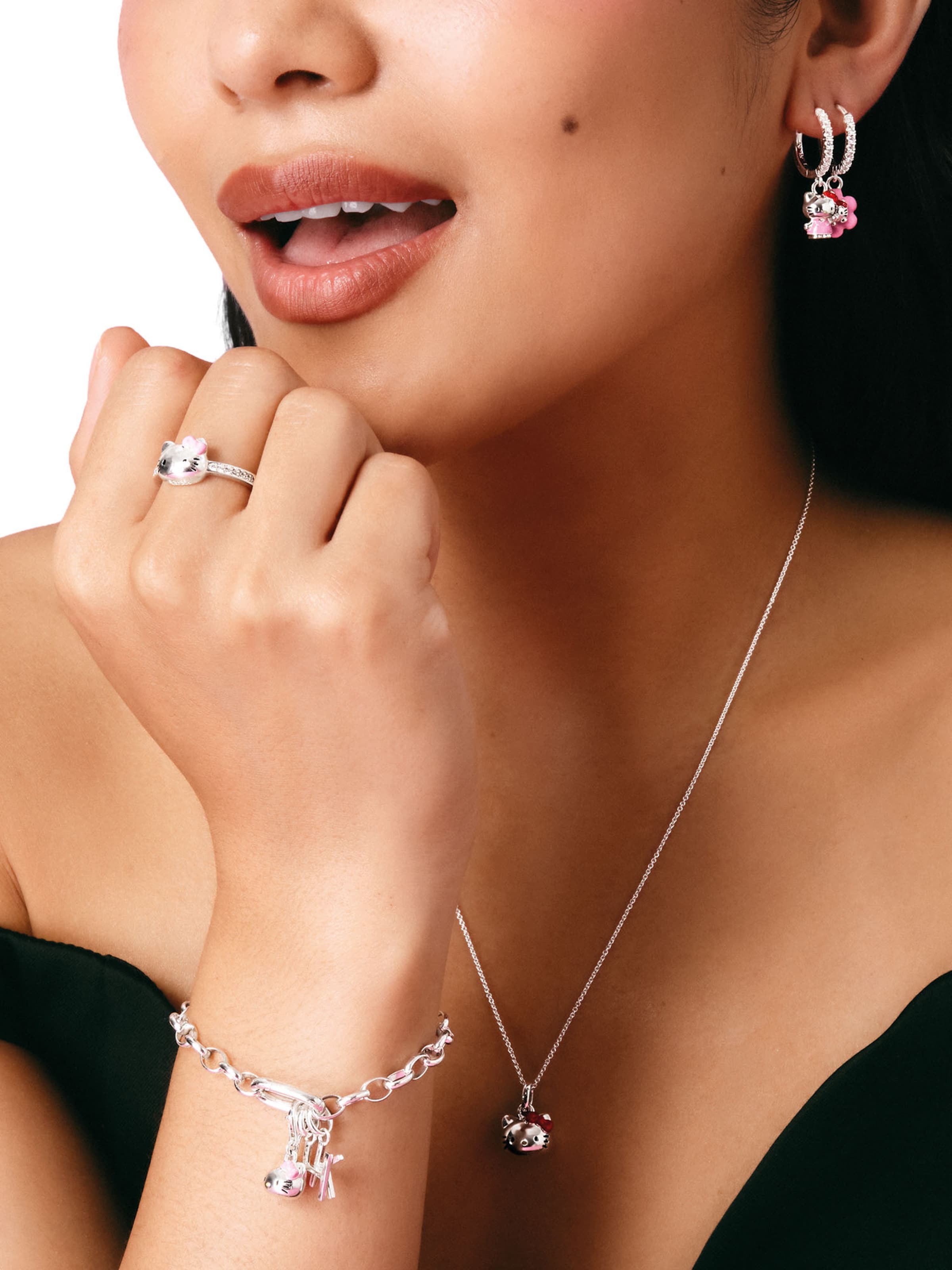 Thomas Sabo Necklace in Red: front