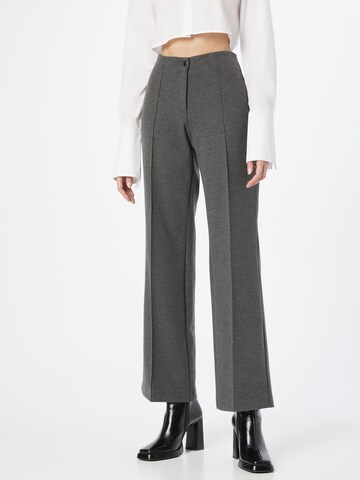 BRAX Loose fit Trousers with creases 'Maine' in Grey: front