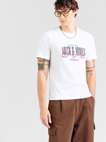 JACK & JONES Shirt 'JJAERO' in Grey: front
