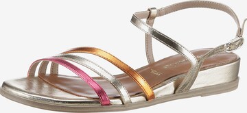 TAMARIS Strap Sandals in Silver: front