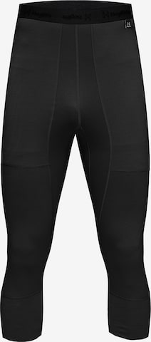 Sous-vêtements de sport 'Natural Blend Tech' Haglöfs en noir : devant