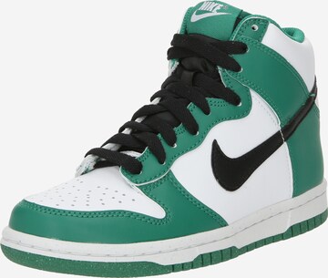 Nike Sportswear Σνίκερ 'DUNK' σε πράσινο: μπροστά