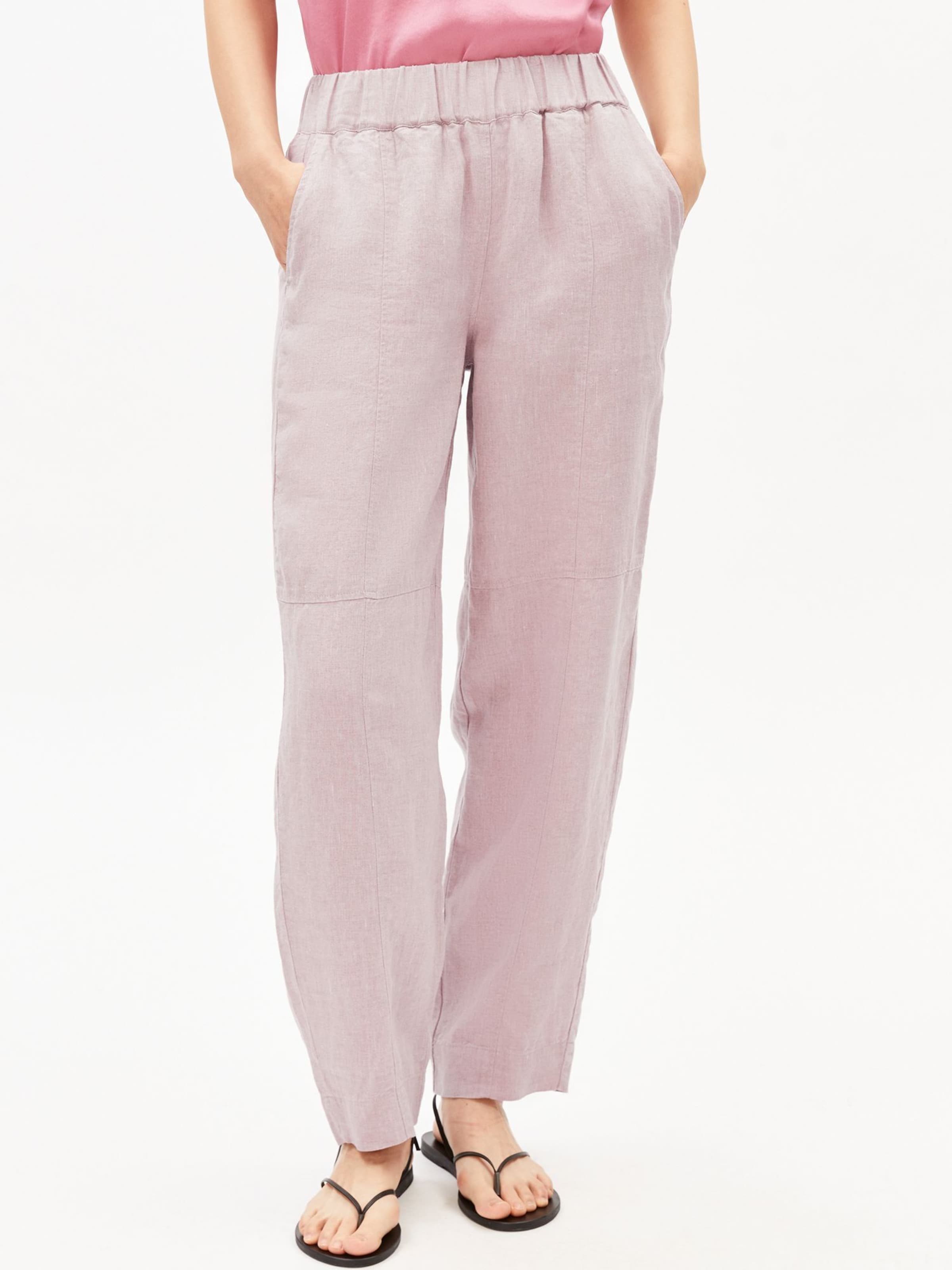 ARMEDANGELS Loosefit Broek in Roze: voorkant