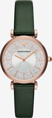 Emporio Armani Analoguhr in Grün: predná strana