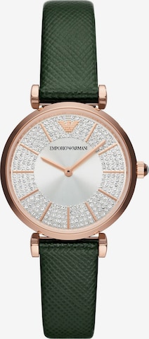 Emporio Armani Analoguhr in Grün: predná strana