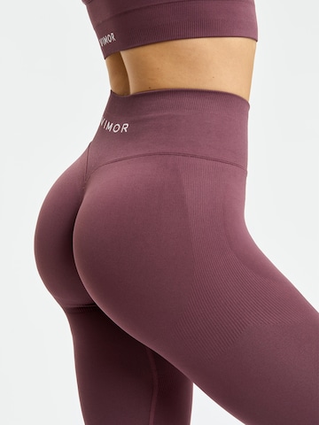 Vimor Skinny Leggings 'Joy Scrunch' in Purple