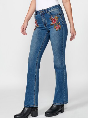 KOROSHI Regular Jeans in Blauw