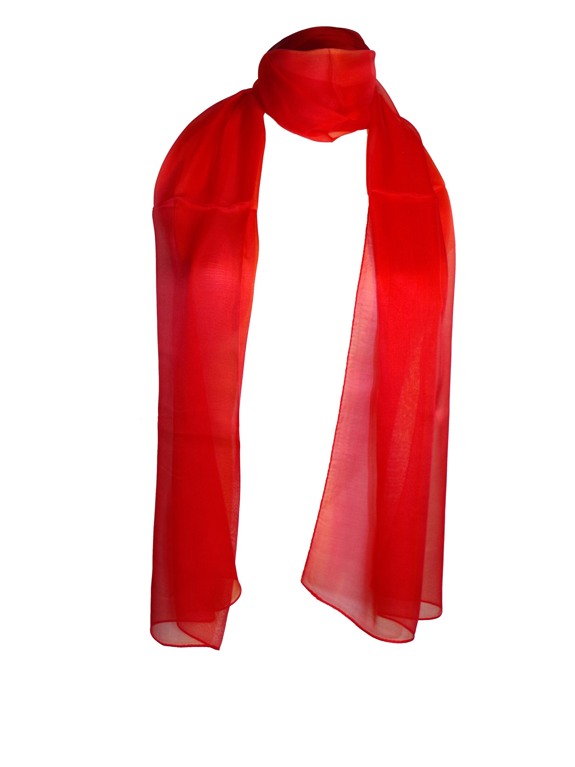 Posh Gear Halsduk 'Chiffon Scialle' i röd