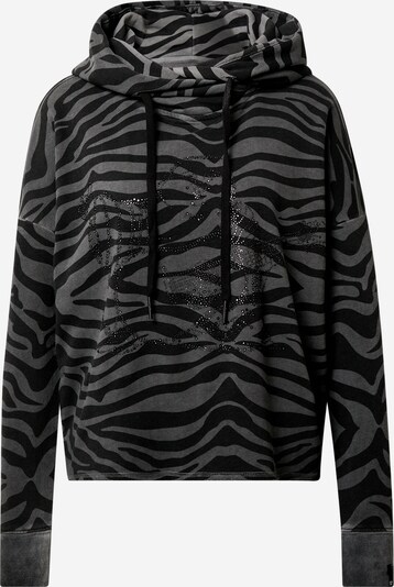 True Religion Sweatshirt i grå / svart, Produktvy