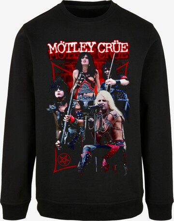 Merchcode Sweatshirt 'Motley Crue - Live Montage' in Black: front