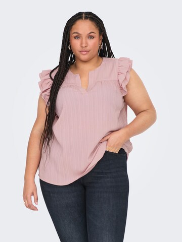 ONLY Carmakoma Blouse 'CARLacia' in Roze