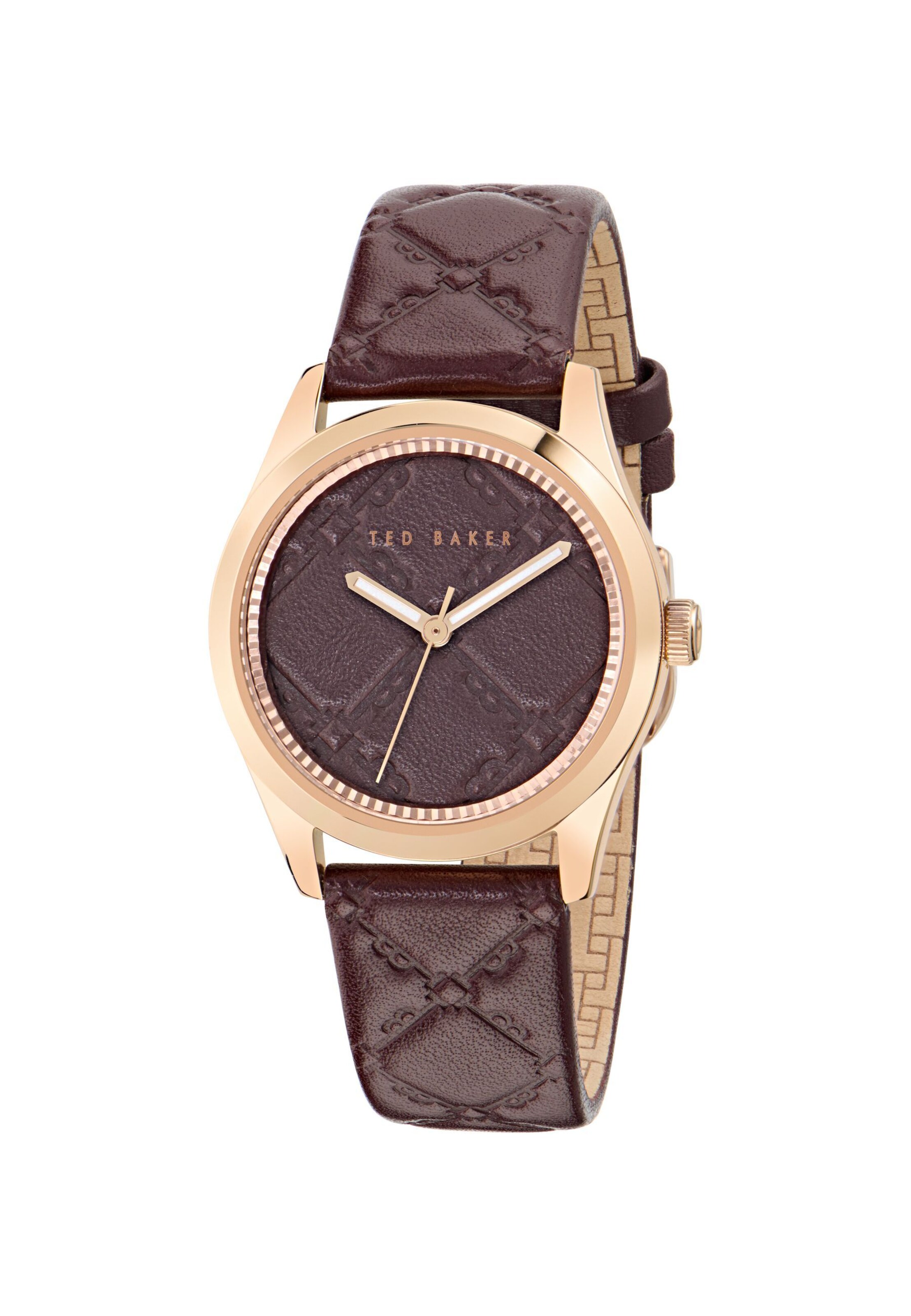 Ted Baker Analog Watch 'COOLLY ' in Brown: front