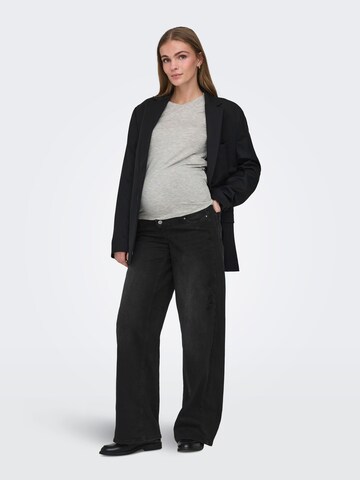 Only Maternity Loosefit Jeans 'OLMBlush' in Zwart
