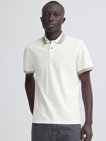 BLEND Poloshirt in Weiß: Vorderseite