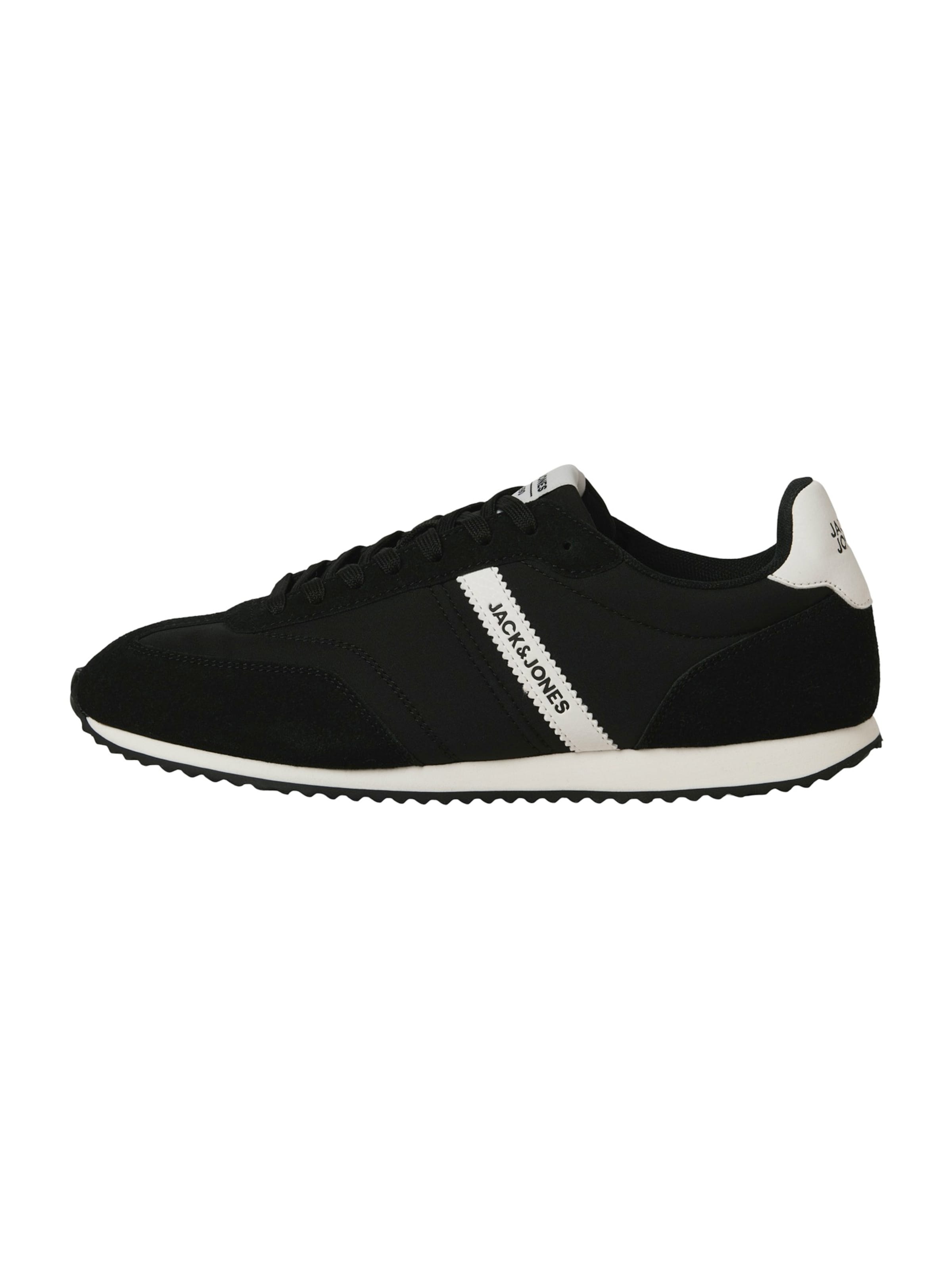 JACK & JONES Zapatillas deportivas bajas 'JFWBURTON' en negro / blanco, Vista del producto