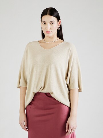 Pullover 'Ze44na' di Z-One in beige: frontale