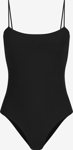 Nicowa Bralette Swimsuit in Black: front