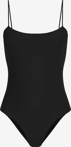 Nicowa Bralette Swimsuit in Black: front