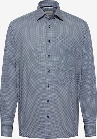 ETERNA Zakelijk overhemd in Blauw: voorkant