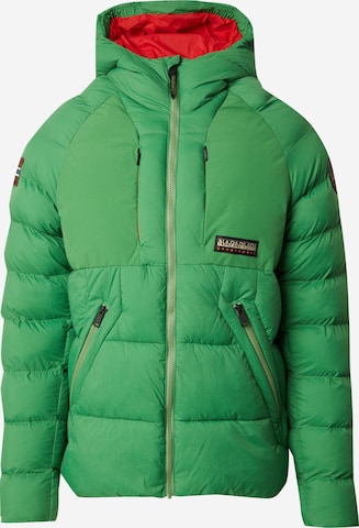 NAPAPIJRI Зимняя куртка 'MOESA' в Зеленый: спереди