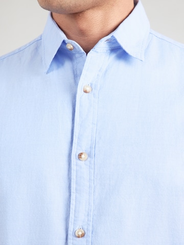 mėlyna JACK & JONES Standartinis modelis Marškiniai 'JJCHAD'