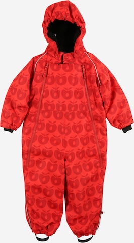 Småfolk Athletic Suit in Red: front