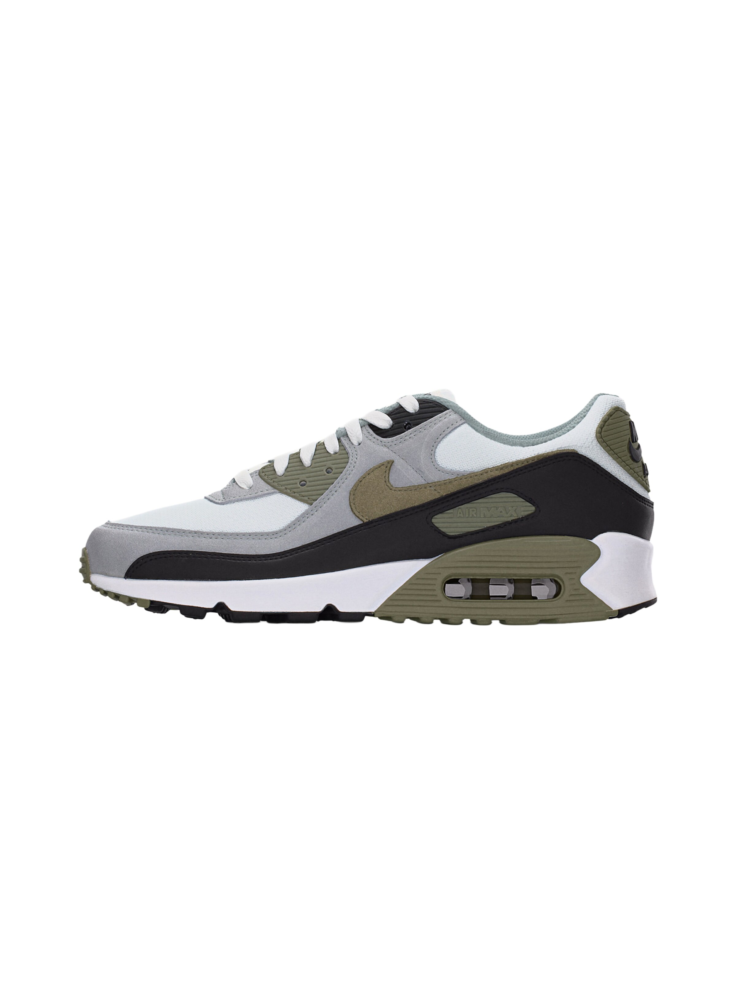 Baskets basses 'AIR MAX 90' Nike Sportswear en blanc : devant