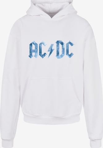 F4NT4STIC Sweatshirt 'AC/DC' in Wit: voorkant