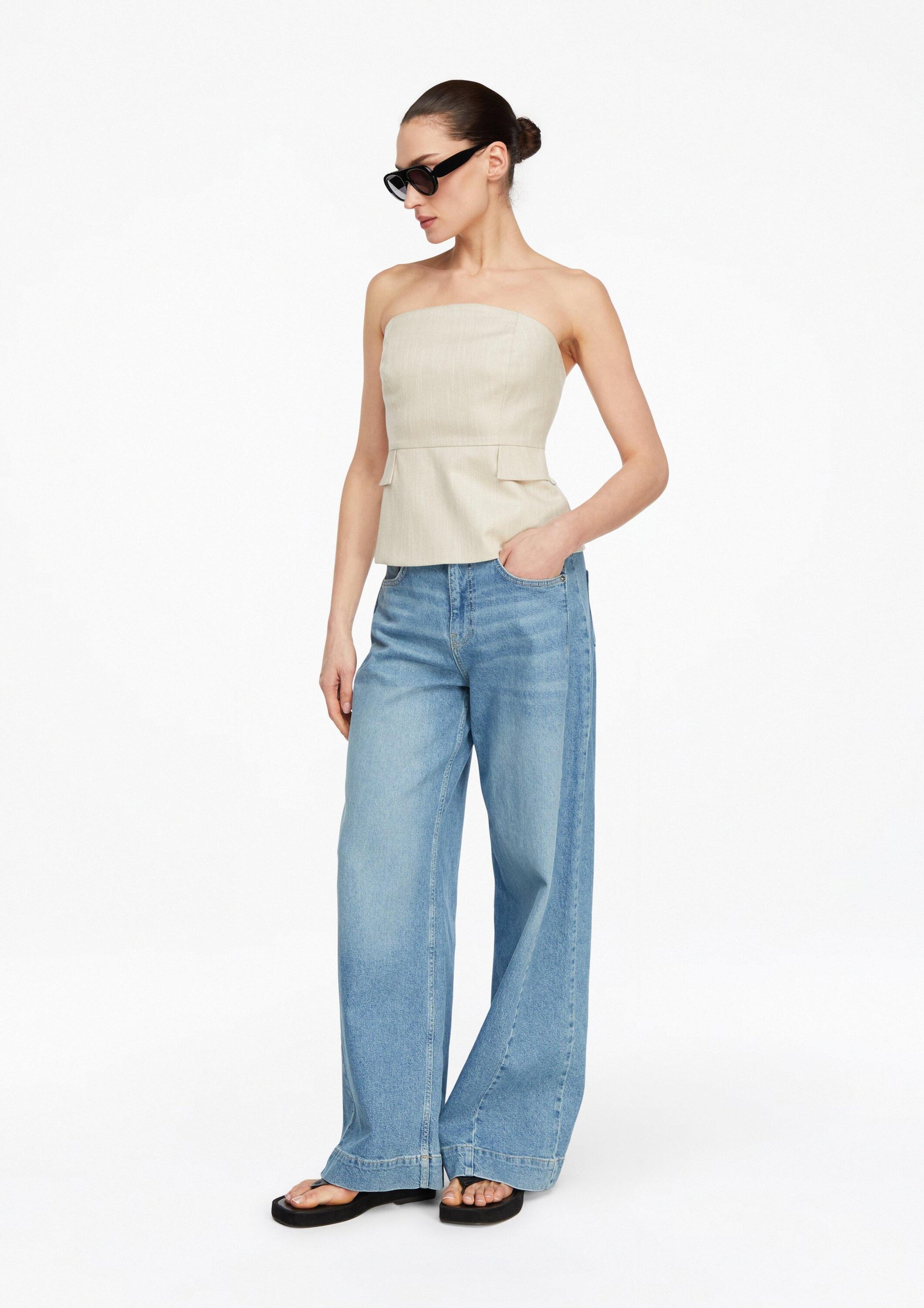 Chemisier COMMA en beige