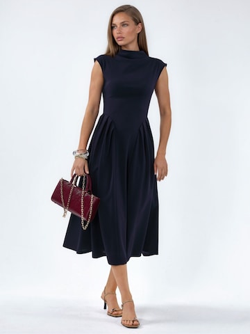 Busem Dress in Blue: front