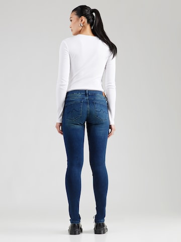Pepe Jeans Skinny Farkut 'PIXIE' värissä sininen: takapuoli