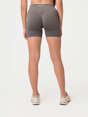 neverover Skinny Sportovní kalhoty 'Velum' – šedá
