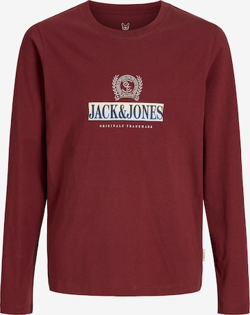 T-Shirt 'JORFrederiksberg' Jack & Jones Junior en rouge : devant