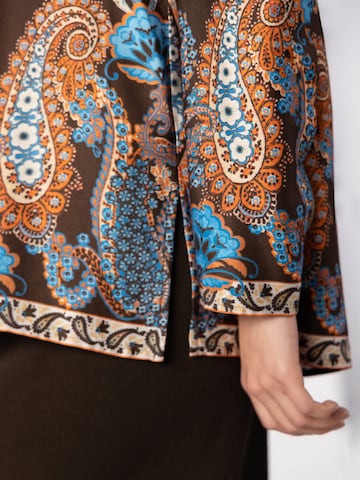 NAULOVER - Blusa ' ' em castanho: lateral