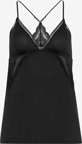 Chemise de nuit LASCANA en noir : devant