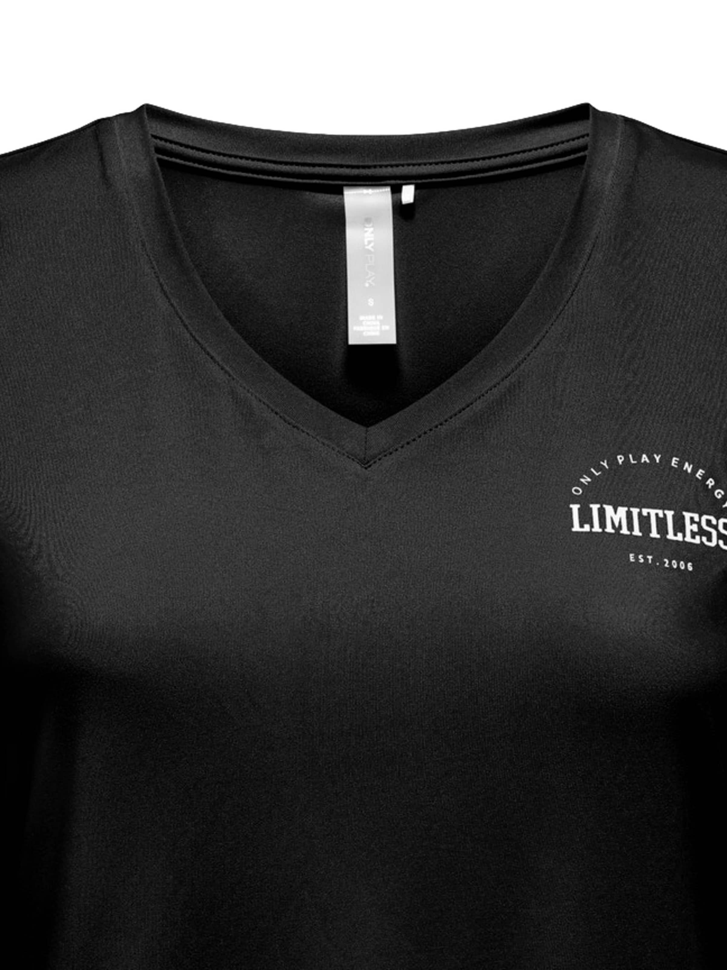 Maglietta 'Save Life' di ONLY PLAY in nero