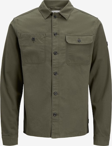 Jack & Jones Junior Regular fit Button up shirt 'Ben' in Green: front