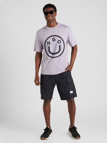 T-Shirt 'Nimper' HUGO en violet