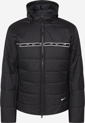 Veste mi-saison 'Repeat' Nike Sportswear en noir : devant