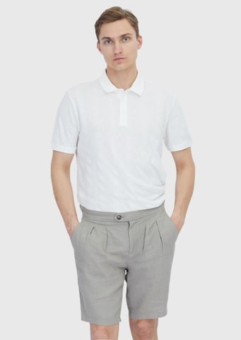 Ramsey Poloshirt in Weiß: Vorderseite