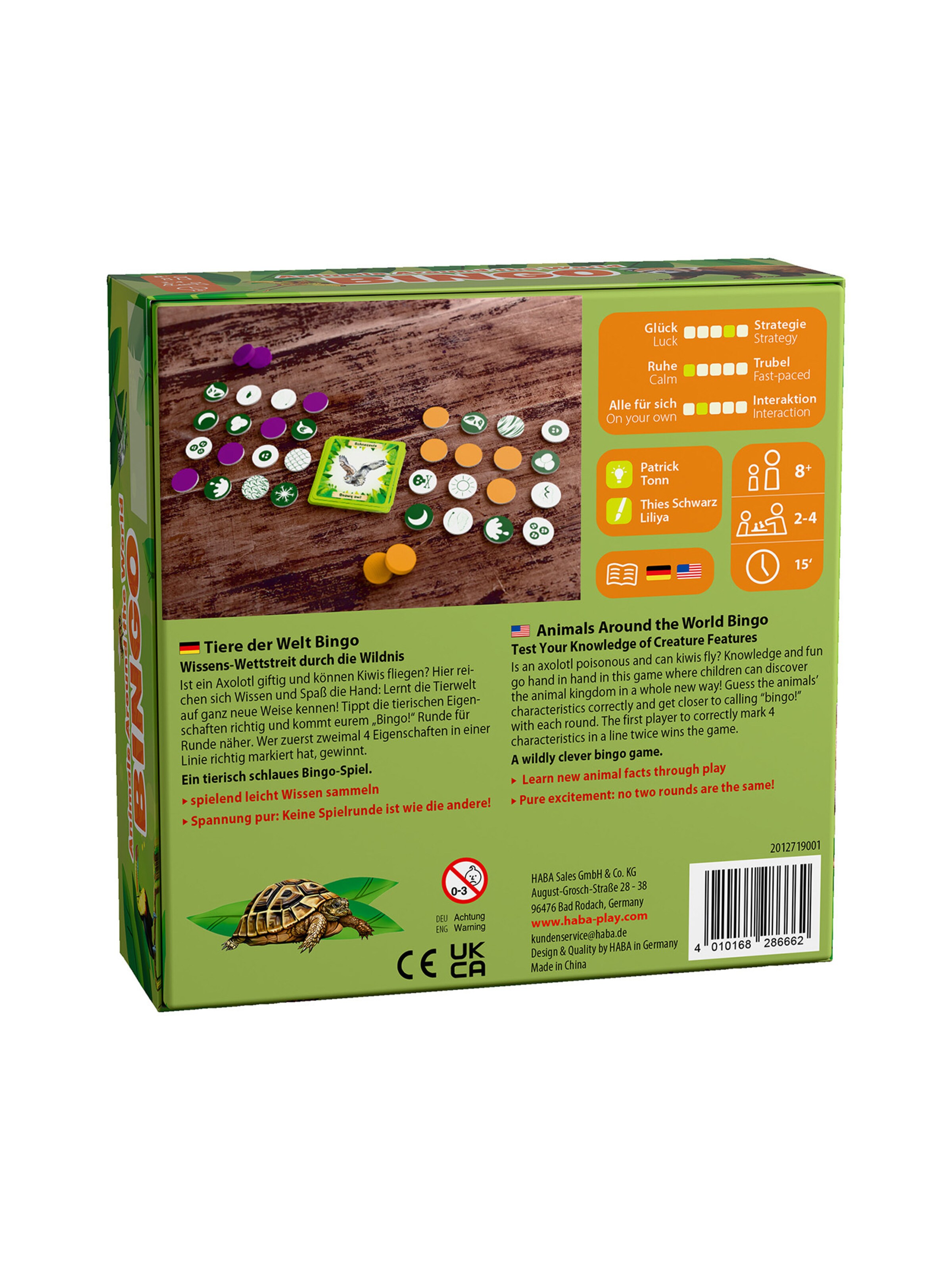 HABA Game ' Tiere der Welt - Bingo ' in Mixed colours