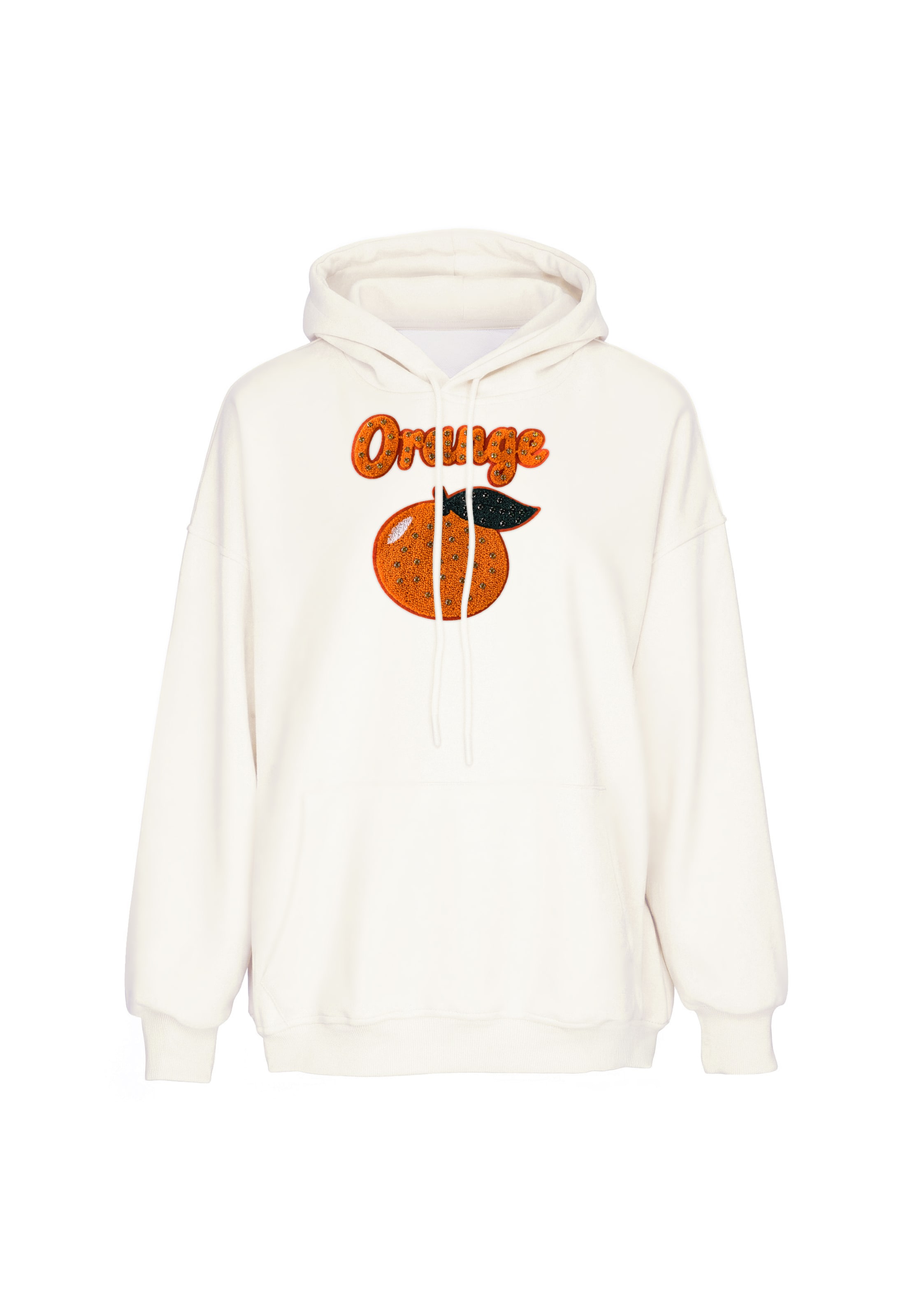 Sweat-shirt MYMO en blanc : devant