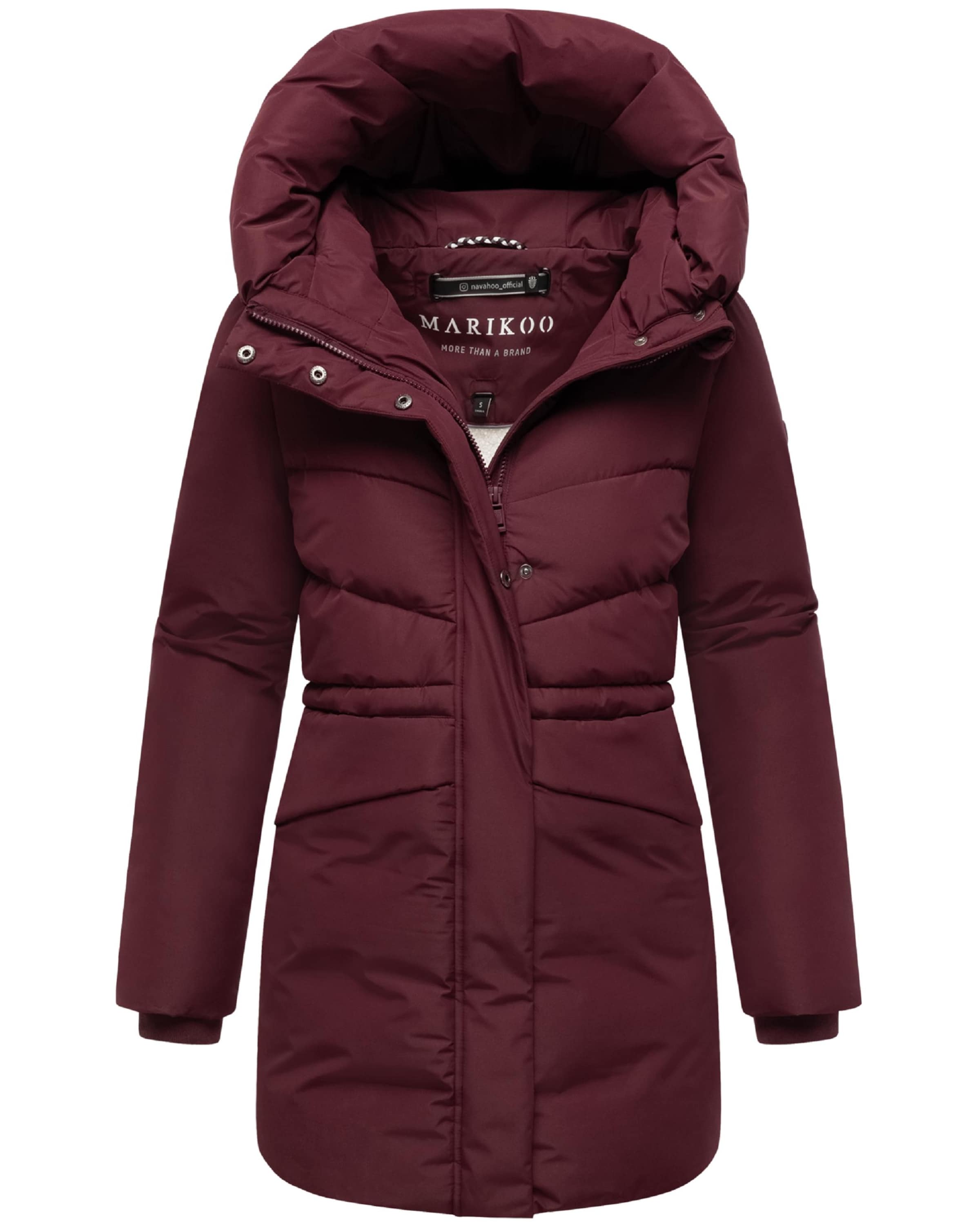 MARIKOO Χειμερινό παλτό 'Delilah 16' σε κόκκινο: μπροστά