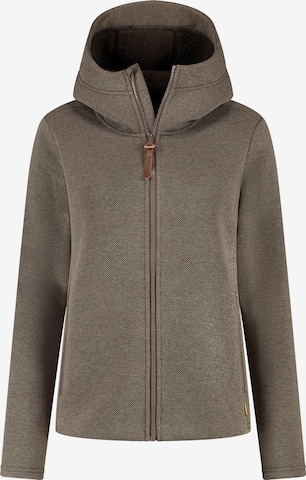 MGO Cardigan 'Macy' i brun: forside