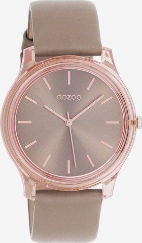 OOZOO Analog Watch in Brown: front
