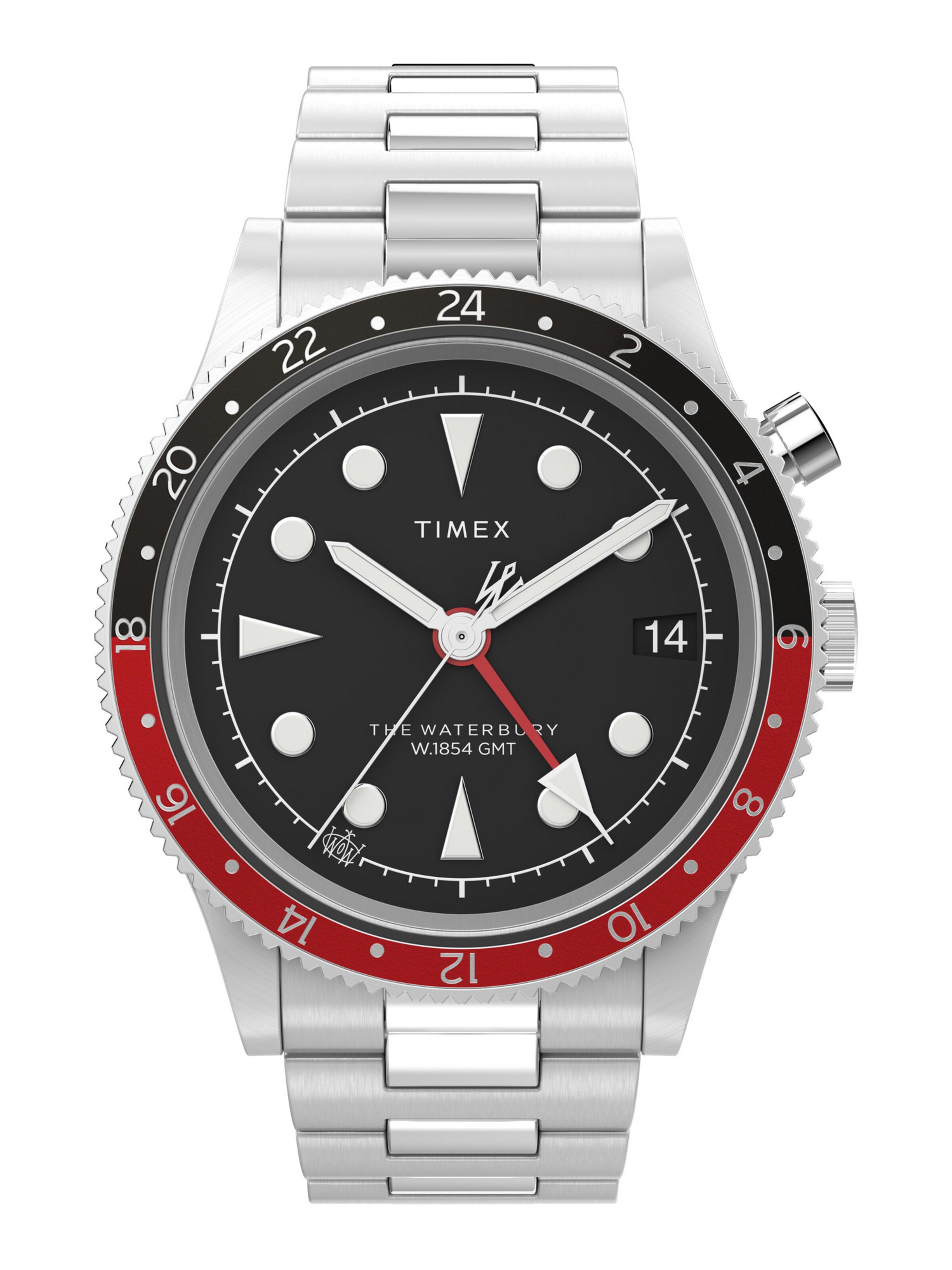 Orologio analogico 'Waterbury Traditional' di TIMEX in argento: frontale