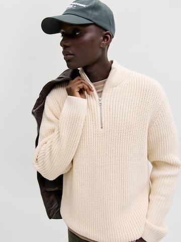 JACK & JONES Pullover in Beige