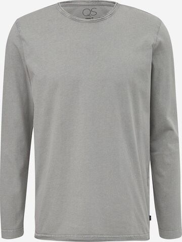 T-Shirt QS en gris : devant