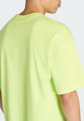 ADIDAS ORIGINALS Shirt 'Trefoil Essentials' in Yellow