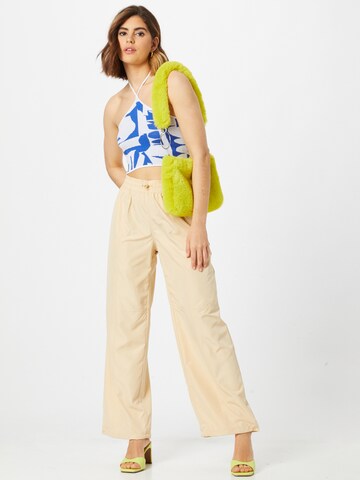 Monki Wide leg Pants in Beige